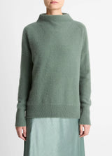 Vince - Boiled Funnel Neck Pullover - Deep Patina