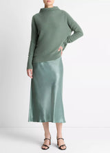 Vince - Boiled Funnel Neck Pullover - Deep Patina