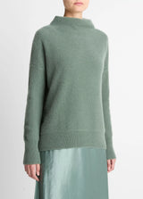 Vince - Boiled Funnel Neck Pullover - Deep Patina