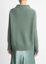Vince - Boiled Funnel Neck Pullover - Deep Patina