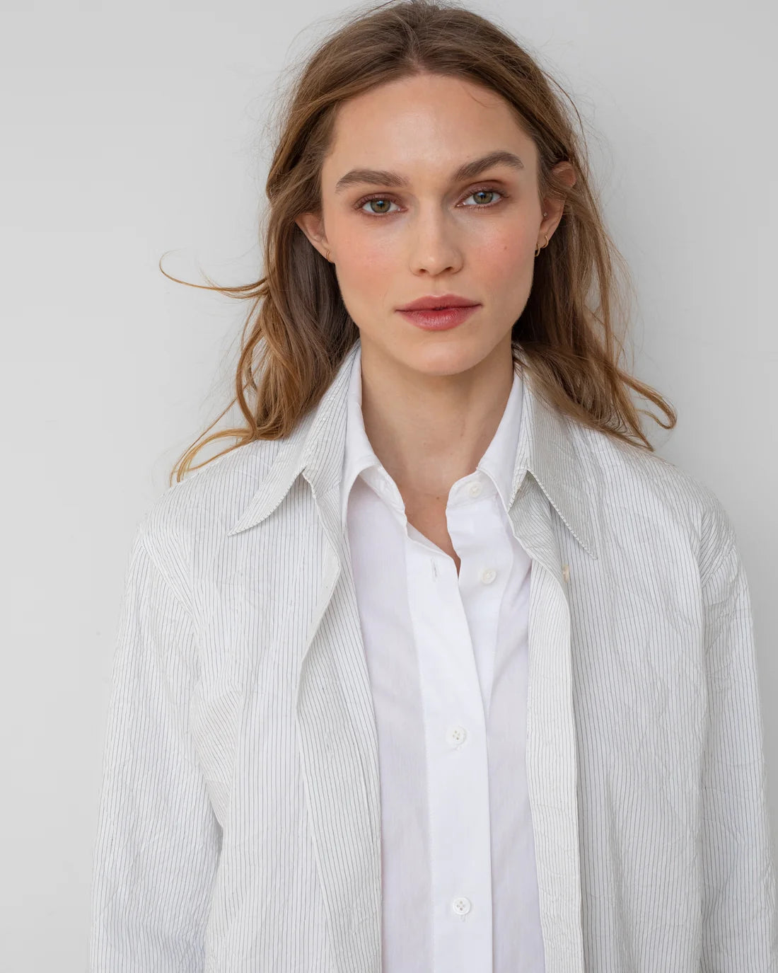 WE-AR4 - The Layered Shirt - White Multi