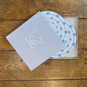 Ramsay Gourd Home - Rope Round Placemat BLUE - Set/4