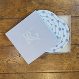 Ramsay Gourd Home - Rope Round Placemat BLUE - Set/4