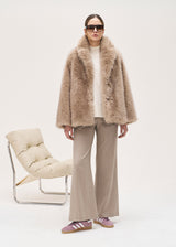 ROSSO35 - Faux Fur Jacket