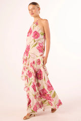 MISA - Novah Dress - Fuchsia Blooms
