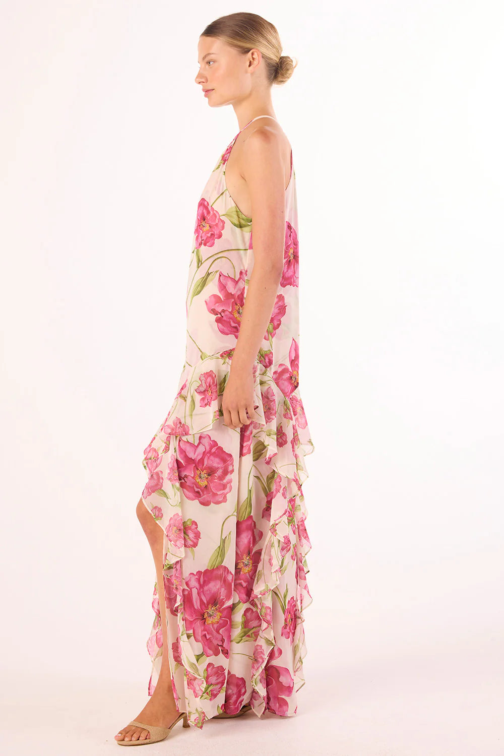 MISA - Novah Dress - Fuchsia Blooms
