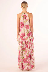 MISA - Novah Dress - Fuchsia Blooms