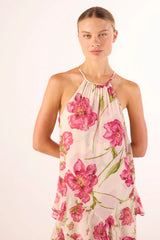 MISA - Novah Dress - Fuchsia Blooms