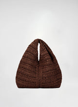 A.L.C. - Simone Raffia Bag - Chocolate