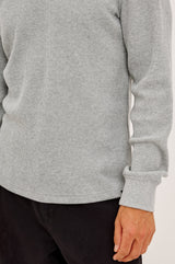 Rails- Smith Thermal Long Sleeve- Heather Grey