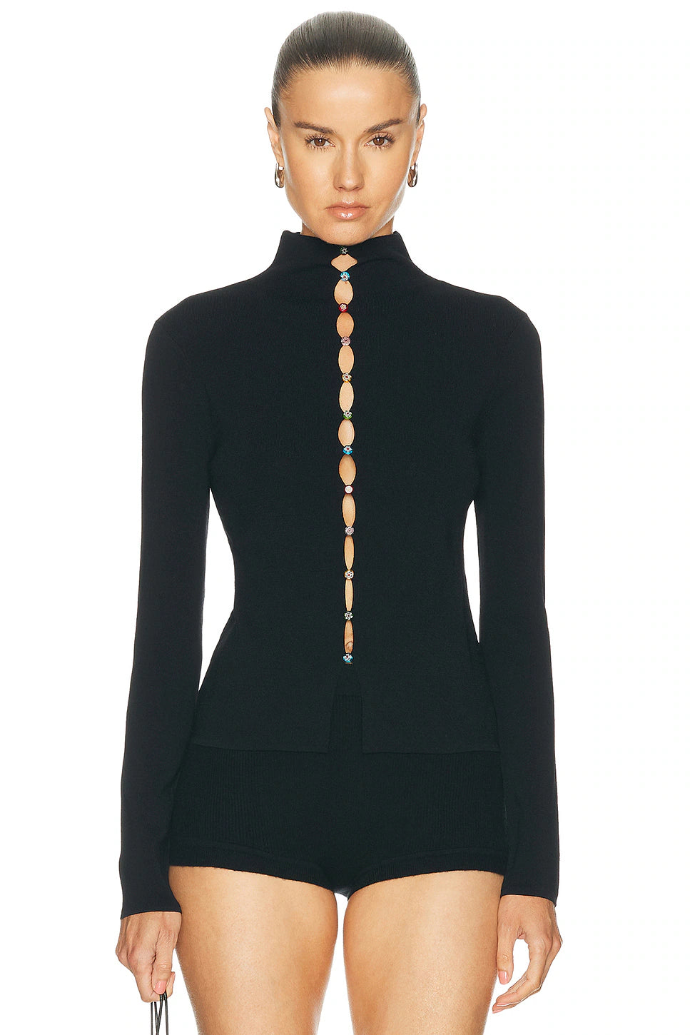 STAUD- Marianne Sweater- Black