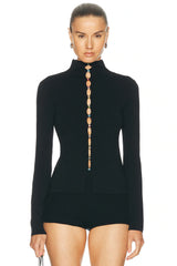 STAUD- Marianne Sweater- Black