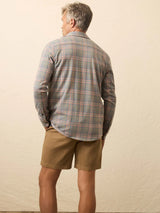 Faherty - Legend Sweater Shirt - Forest Rose Plaid
