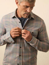 Faherty - Legend Sweater Shirt - Forest Rose Plaid
