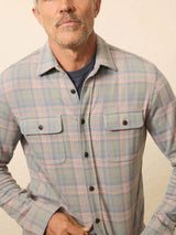 Faherty - Legend Sweater Shirt - Forest Rose Plaid
