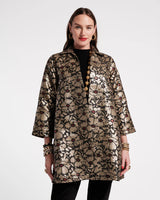 Frances Valentine - Cornelia Jacquard Swing Jacket - Anenome Jacquard