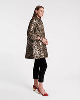 Frances Valentine - Cornelia Jacquard Swing Jacket - Anenome Jacquard