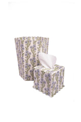Inner Child Scallop Waste Bin in Forget Me Not Blockprint