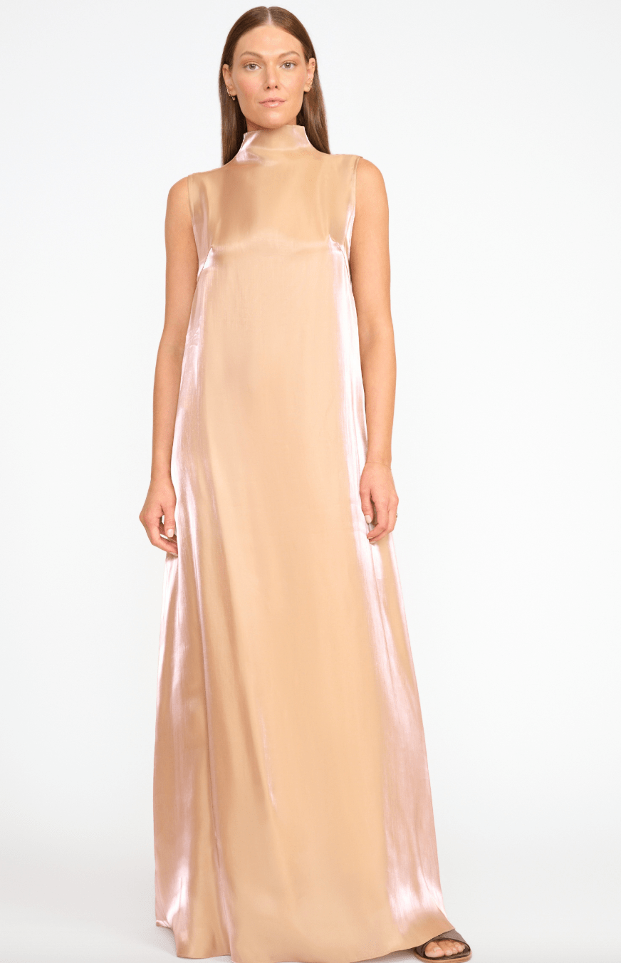 Staud Araya Dress Rose Gold