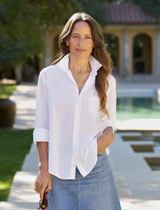 Frank &  Eileen-LABEILEENF-Eileen Relaxed Button Up Shirt-White