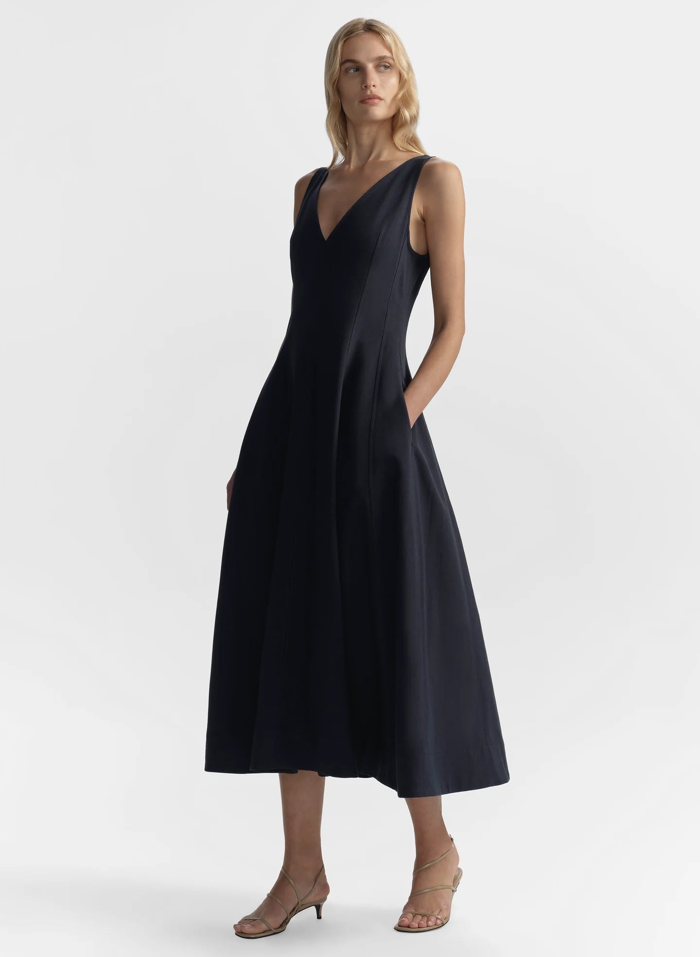 A.L.C. Clara Dress in Night Blue