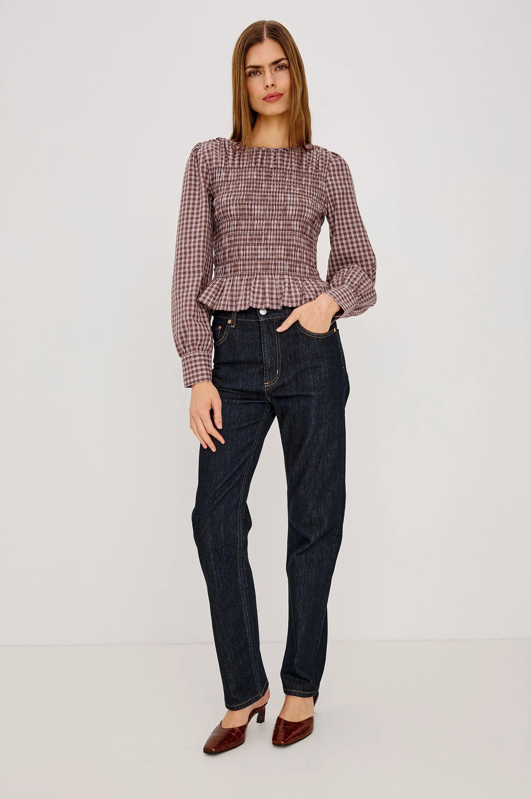 Rails- Tabi Top- Rust Rose