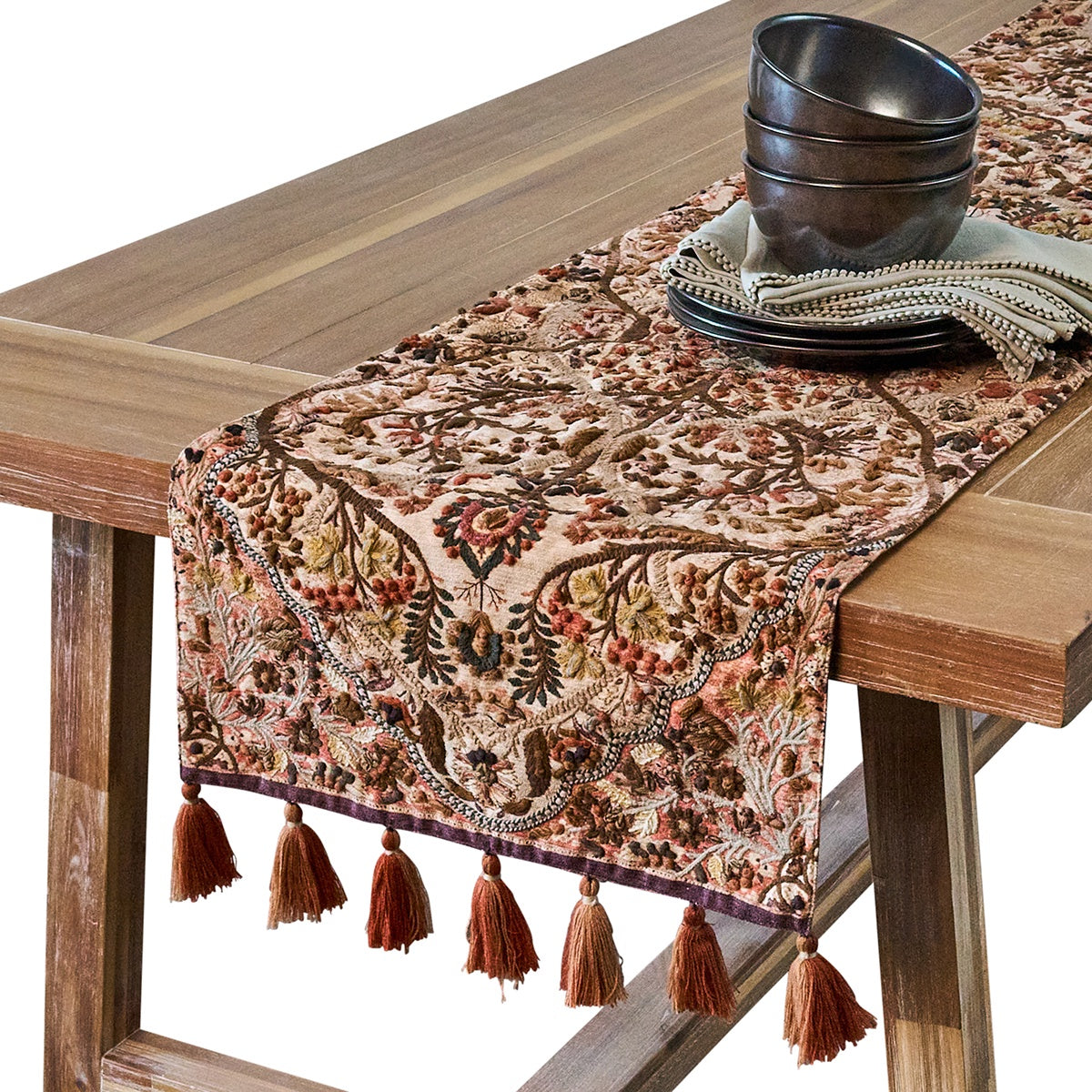 Juliska - Willa Table Runner - Amber