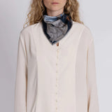 Sabina Savage - The Celestial Steed Silk Twill 42 - Mercury/Moonstone