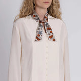 Sabina Savage - The Medici Cheetah Silk Ribbon - Small