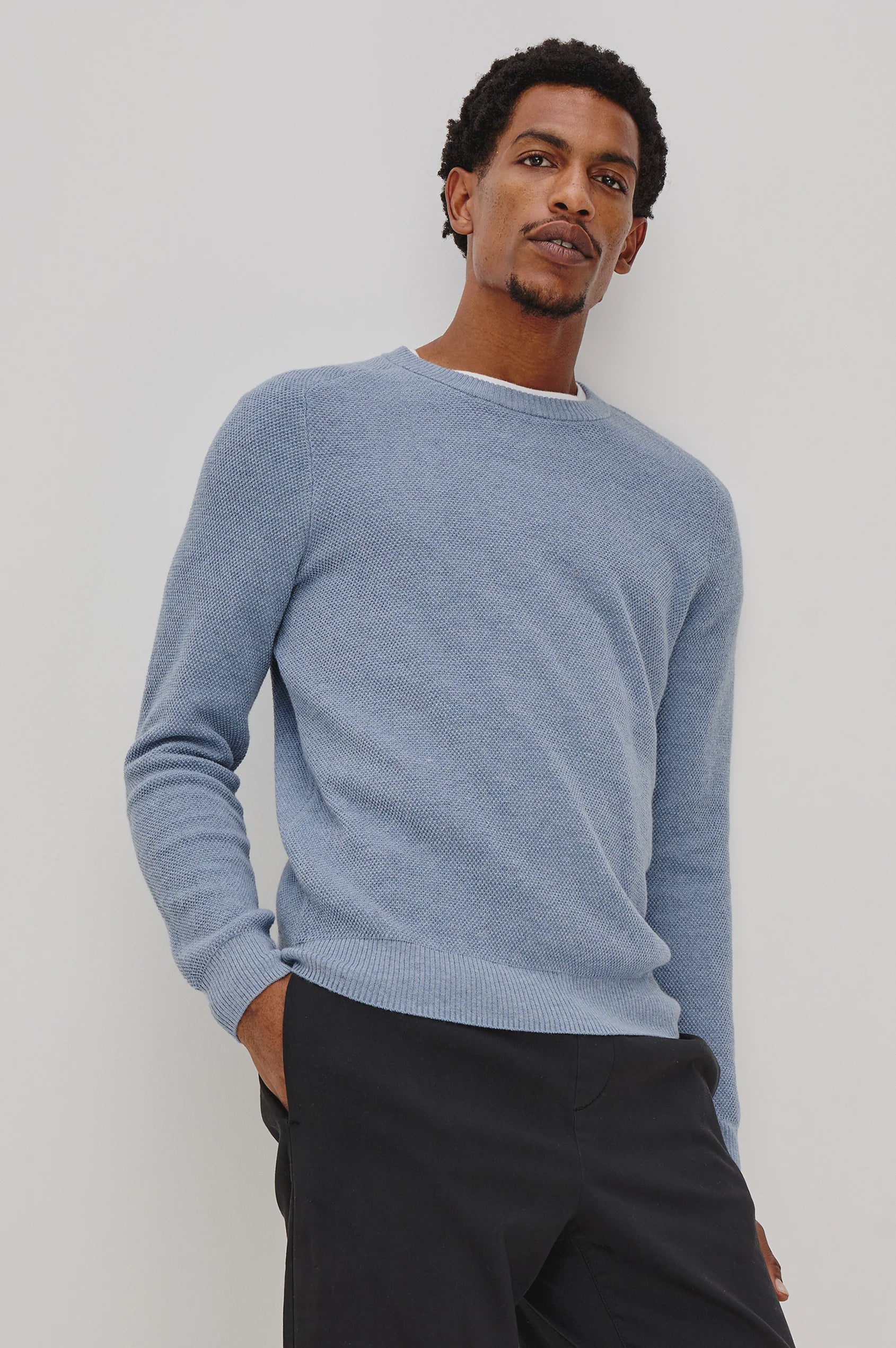 Rails - Vann Sweater - Light Blue Heather
