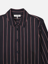 Frame - The Standard Shirt in Navy Stripe Multi