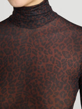 Frame- The Hosiery Top- Dark Leopard