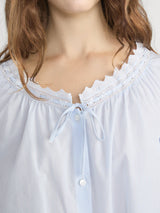 FRAME - The Serene Top - Powder Blue Multi