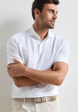 Peter Millar - Albatross Cotton-Blend Piqué Polo - White