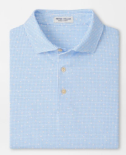 Peter Millar - Alta Performance Jersey Polo - White/Blue