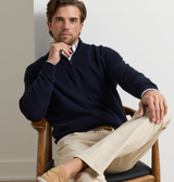 Peter Millar - 25th Anniversary Cashmere Quarter-Zip Sweater - Navy