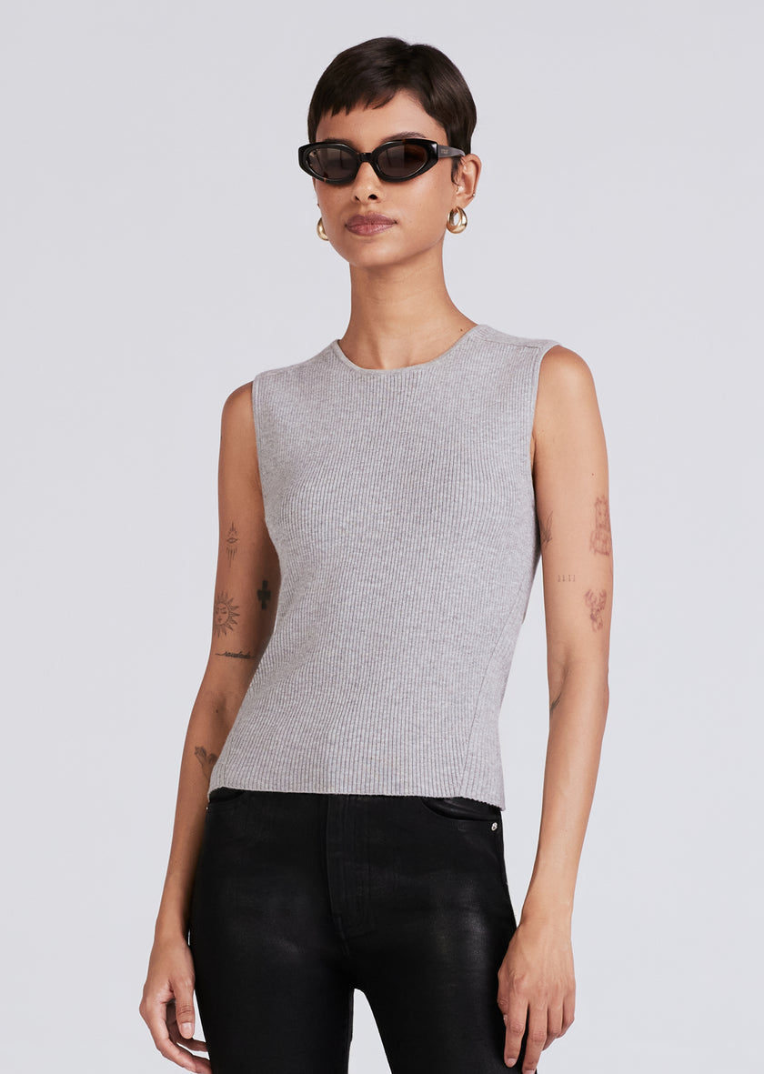 Derek Lam 10 Crosby - Ariana Muscle Ribbed Sweater Tank