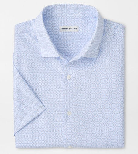 Peter Millar - Baldwin Performance Poplin Sport Shirt - Cottage Blue