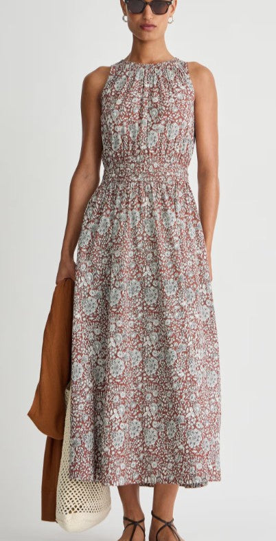 A Piece Apart - Bali Tank Dress - Clay Floral