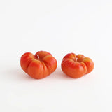 Small Orange Heirloom Tomato Beeswax Candle