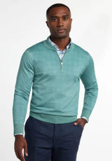 David Donahue - The Skipper Quarter Zip -  Beach Glass