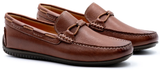 Martin Dingman - Bermuda Glove Leather Braided Bit Loafers - Havana