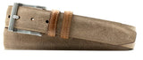 Martin Dingman -Bill Suede Belt - BONE