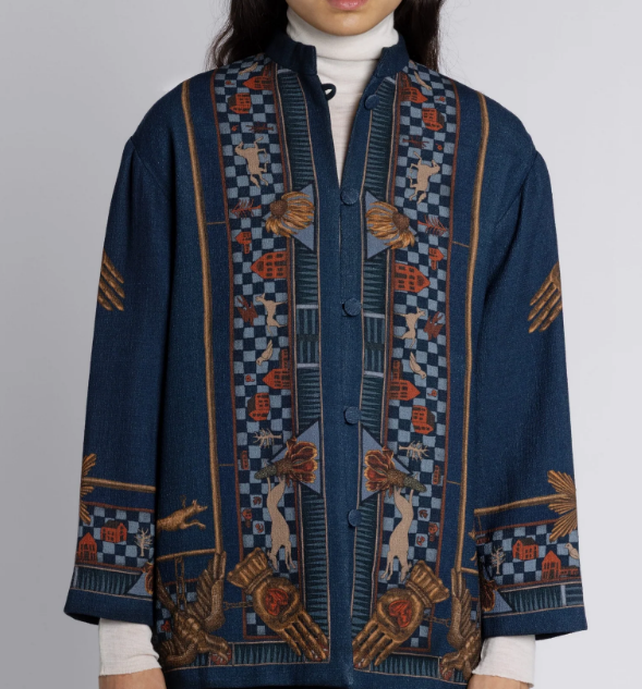 Sabina Savage - Secrets of The Bison Wool Lounge Jacket