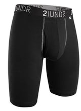 2UNDR - Swing Shift 9" Long Leg - Black/Grey