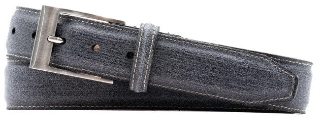 Martin Dingman - Royal Suede Belt - Blueberry