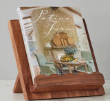 Scalloped Wood Book Stand - Natural