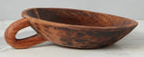 Vintage Wood Bowl - Carved Handle