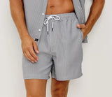 Rails - Men's La Brea Swim Short - Navy Deck Stripe