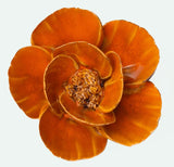 Ceramic Flower - Burnt Orange Poppy - FR08